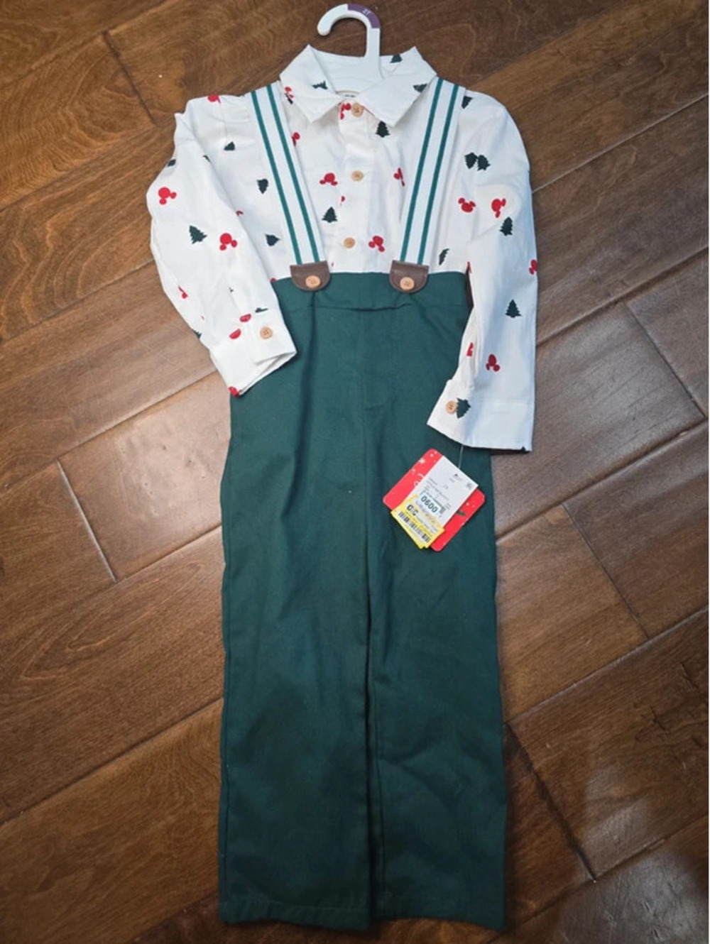 2t brand new disney christmas outfit item 600G8